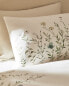 Floral print pillowcase