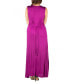 Фото #2 товара Plus Size Sleeveless Empire Waist Maxi Dress