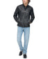ფოტო #4 პროდუქტის Men's Faux Leather Racer Jacket