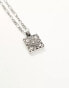 Classics 77 crochet pendant chain necklace in silver