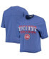 ფოტო #2 პროდუქტის Women's Blue Detroit Pistons Gradient Crop Top
