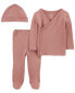 Фото #4 товара Baby 3-Piece PurelySoft Outfit 3M