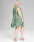 Фото #2 товара Trendy Plus Size Tiered Babydoll Dress