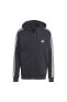 Фото #3 товара Essentials Fleece 3 Stripes Full Zip Erkek Sweatshirt Ib4029