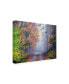 Фото #2 товара Graham Gercke Autumn Forest Road Canvas Art - 27" x 33.5"