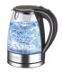 Фото #1 товара Электрический чайник Adler Sp. z.o.o. Camry Premium CR 1290 - 1.7 L - 2000 W - Черный - Прозрачный - Индикатор уровня воды