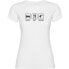 ფოტო #2 პროდუქტის KRUSKIS Sleep Eat And Smash short sleeve T-shirt