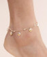 Фото #2 товара 18k Gold Plated Scallop Shell Charm Anklet