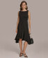 ფოტო #3 პროდუქტის Women's Boat-Neck Sleeveless Ruffled-Hem Sheath Dress