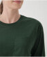 ფოტო #6 პროდუქტის Women's Organic Cotton Softspun Long Sleeve Pocket Tee