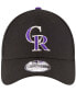 Фото #4 товара Men's Black Colorado Rockies Game The League 9FORTY Adjustable Hat