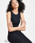 ფოტო #4 პროდუქტის Women's Ribbed Bodycon Midi Tank Dress, Created for Macy's