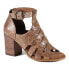 Фото #3 товара Diba True Piro Ette Block Heels Womens Brown Dress Sandals 76311-234