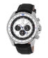 ფოტო #1 პროდუქტის Men's Martin Genuine Leather Band Watch 353AMAL