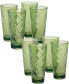Фото #1 товара Green Diamond Acrylic 8-Pc. Iced Tea Glass Set