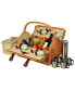 Фото #3 товара Yorkshire Willow Picnic, Coffee Basket with Service for 4