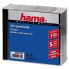 Hama CD Jewel Case Standard - Pack 5 - C-shell case - 1 discs - Black,Transparent - Polystyrene - 140 mm - 10.4 mm