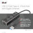 Club 3D USB 3.2 Gen1 A 3-P Hub Gigabit Ethernet