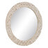 Wall mirror White Crystal Mango wood 76 x 2 x 76 cm