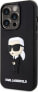 Фото #2 товара Karl Lagerfeld Etui Karl Lagerfeld KLHCP14L3DRKINK Apple iPhone 14 Pro czarny/black hardcase Rubber Ikonik 3D