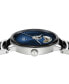 ფოტო #3 პროდუქტის Unisex Swiss Automatic Centrix Open Heart Black Ceramic & Stainless Steel Bracelet Watch 40mm