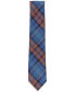 Фото #2 товара Men's Nassau Plaid Tie, Created for Macy's