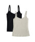 ფოტო #1 პროდუქტის Women's Cotton Camisole, Pack of 2 1427P2