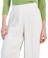 Фото #4 товара Women's Metallic Gauze Pull-On Capri Pants, Created for Macy's