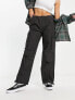 Фото #4 товара Stradivarius parachute pant in black