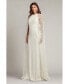 ფოტო #2 პროდუქტის Women's Piers Embroidered Cape Gown