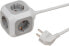 Фото #1 товара Brennenstuhl 1150090 - 1.4 m - 4 AC outlet(s) - Indoor - IP20 - White - 230 V