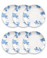 Фото #1 товара Cottage Floral Dinner Plate Set of 6