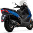 ARROW Full Line System Urban Aluminium Dark With Dark End Cap Kymco X-Town 125 ´21-22