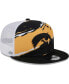 ფოტო #3 პროდუქტის Men's Black Iowa Hawkeyes Tear Trucker 9FIFTY Snapback Hat