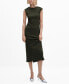 ფოტო #1 პროდუქტის Women's Opening Detail Textured Dress