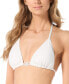 Фото #1 товара MICHAEL Women's Logo Hardware Triangle Halter Bikini Top