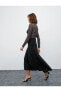Фото #2 товара Юбка женская Koton - Пышная юбка-миди с пайетками