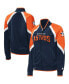 Women's Navy Houston Astros Touchdown Raglan Full-Zip Track Jacket Синий, M - фото #1