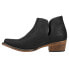 Фото #3 товара Roper Ava Embroidered Snip Toe Cowboy Booties Womens Black Casual Boots 09-021-1