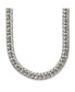 Фото #1 товара Chisel stainless Steel Polished 24 inch Double Curb Chain Necklace