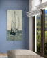 Фото #3 товара "Gray Seas Ii" Fine Giclee Printed Directly on Hand Finished Ash Wood Wall Art, 48" x 24" x 1.5"