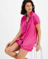 Women's 2-Pc. Short Satin Pajamas Set, Created for Macy's