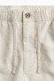 Фото #6 товара Regular Fit Linen-blend Shorts
