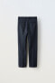Фото #2 товара Костюмные брюки из рельефной ткани ZARA