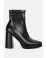 Фото #1 товара tintin square toe ankle heeled boots