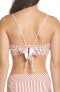 For Love & Lemons Women's 236523 Coco Notch Front Bikini Top Swimwear Size 4
