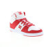 Фото #2 товара DC Cure Hi Top ADYS400072-WRD Mens Red Skate Inspired Sneakers Shoes