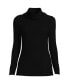 Women's Long Sleeve Wide Rib Cowl Neck Tee