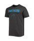 Фото #3 товара Men's '47 Charcoal Carolina Panthers Dark Ops Super Rival T-shirt