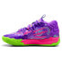 Фото #3 товара Puma Mb.03 Toxic LaceUp Basketball Mens Purple Sneakers Athletic Shoes 37891601